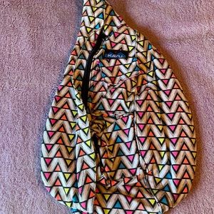 NWOT Kavu cotton canvas rope bag